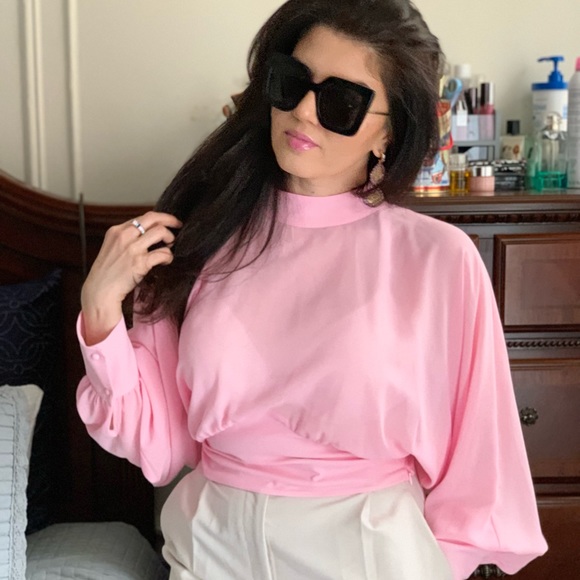 Zara Fitted waist flowy top - Picture 9 of 9